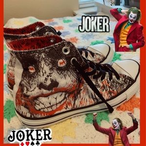 The JOKER Converse 🃏🤡💚🖤